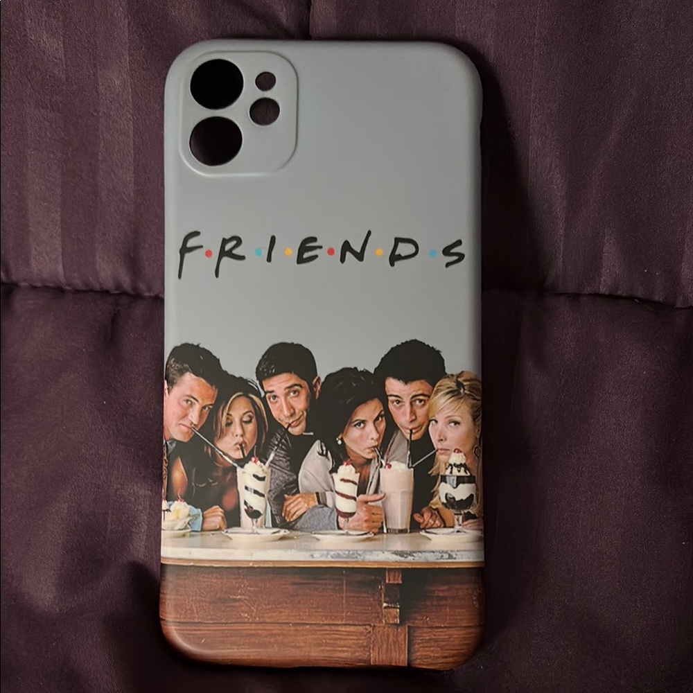 iPhone 11 Friends Themed Phone Case - Gray